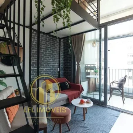 Imagem Studio Mobiliado com Varanda e AC na Vila Mariana