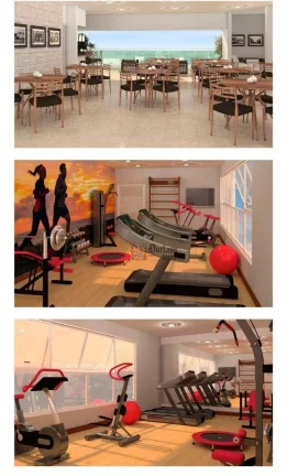 Imagem Apartamento Garden com 2 dormitórios à venda, 54 m² por R$ 730.000 - Embaré - Santos/SP