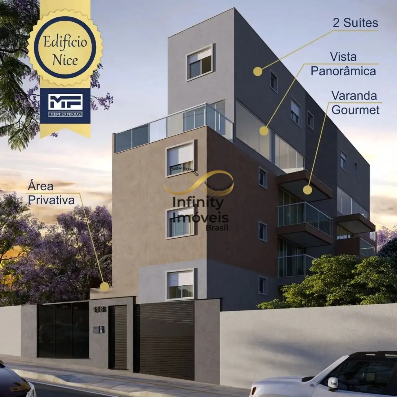 Imagem EDIFICIO NICE - Apartamento à venda no bairro São Lucas - Belo Horizonte/MG