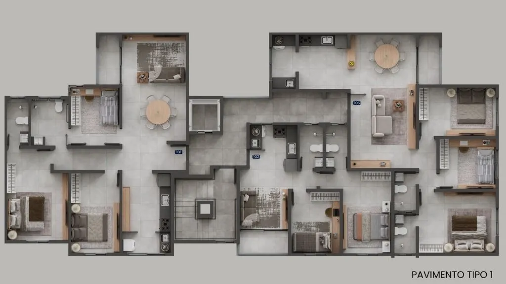 Imagem Apartamento com 3 dormitórios à venda, 90 m² por R$ 621.999,00 - Bancários - João Pessoa/PB