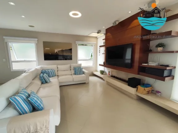 Imagem Casa Pé na Areia em Juquehy, Aluguel de Temporada, Anual aluguel, 4 quartos, sendo 03 suítes, piscina privativa, máx.08 pessoas | Juquehy Imobiliária