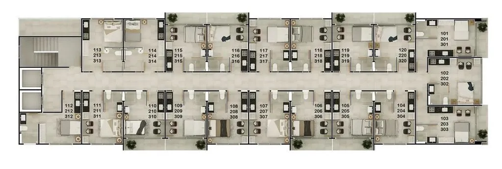 Imagem Flat com 1 dormitório à venda, 18 m² por R$ 449.995,00 - Jardim Oceania - João Pessoa/PB