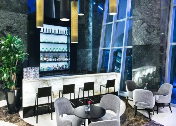 Imagem Flat disponível para venda no Meliá Jardim Europa no Itaim Bibi, com 29m², 1 dormitório e 1 vaga