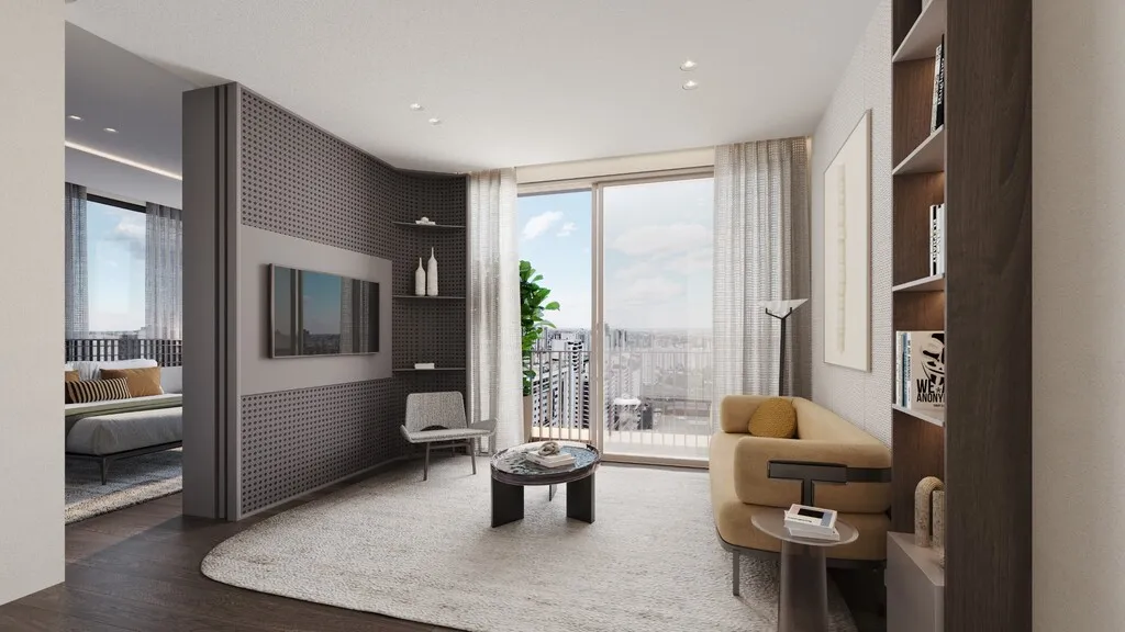 Imagem Apartamento à venda no Batel, Curitiba-PR: 1 quarto, 1 banheiro, 1 vaga de garagem, 44m² de área.