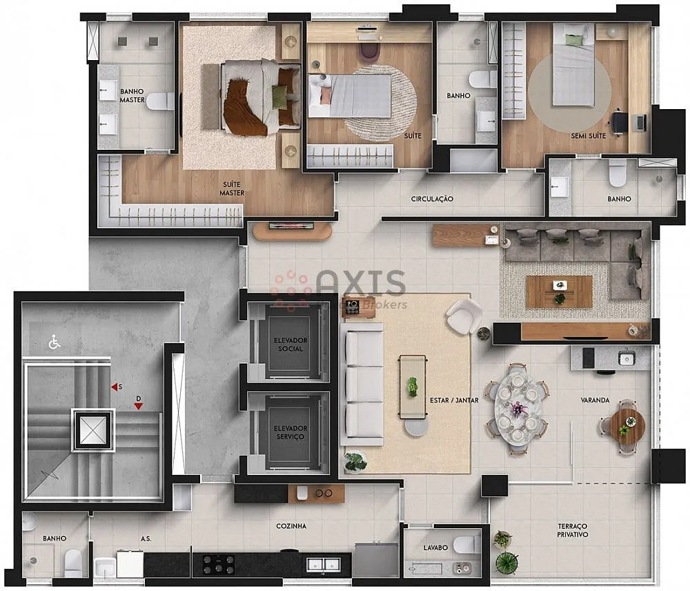 Imagem Apartamento 4 quartos na Savassi - Lazer completo