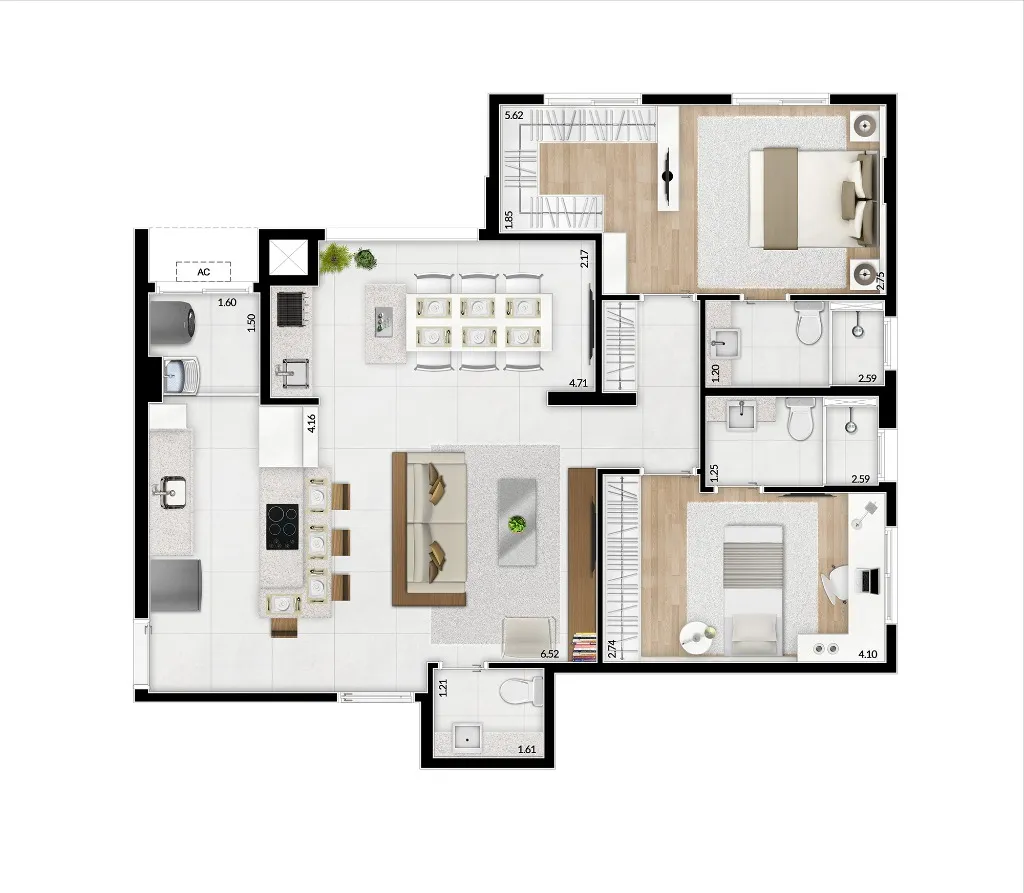 Imagem Comprar apartamento com 3 quartos em Santa Paula São Caetano do Sul SP, apartamento com 3 quartos a venda em Santa Paula São Caetano do Sul SP
