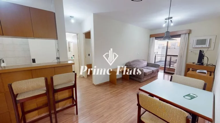 Foto do imóvel Flat disponível para venda no Flat London Residence Service no Jardim Paulista, com 42m², 1 dormitório e 1 vaga de garagem em Alameda Jaú