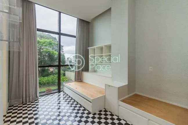 Imagem Apartamento com 217m² em Perdizes Living amplo com lareira, com caixilhos do piso ao teto, muito cl...