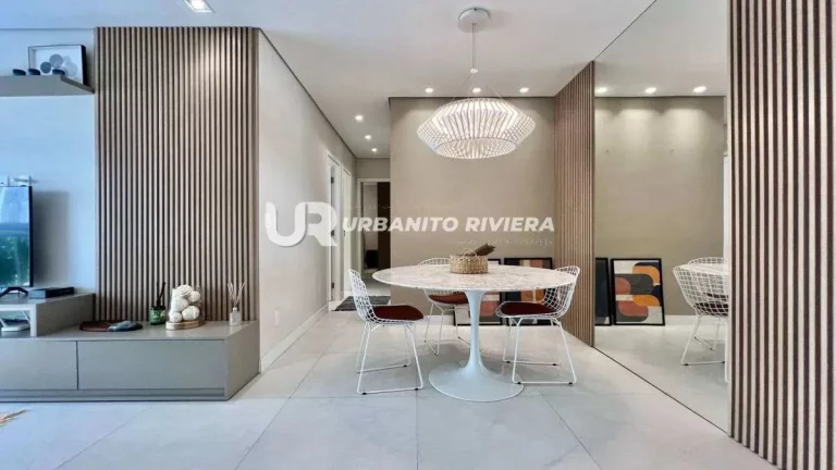 Imagem Apartamento com vista parcial para o mar e lazer completo na Riviera de São Lourenço