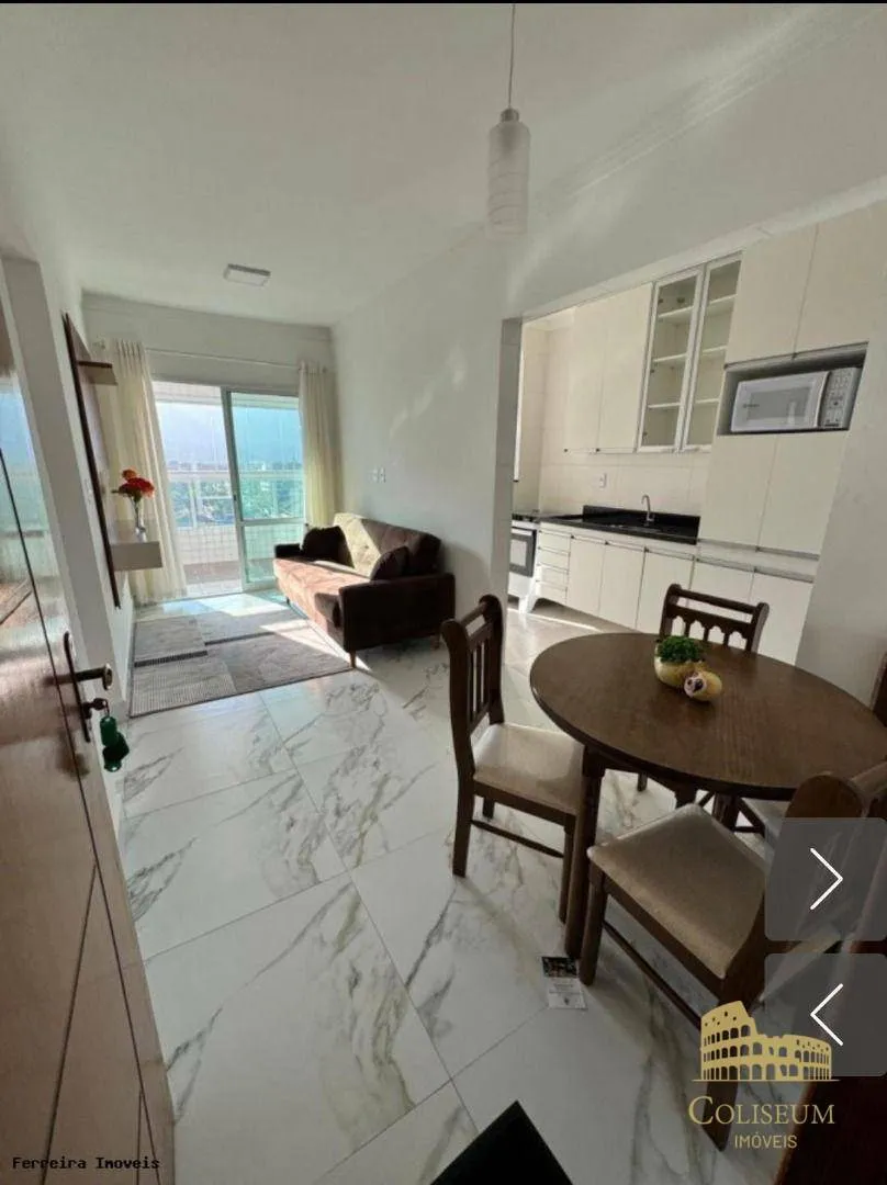 Imagem Apartamento com 1 dormitório à venda, 50 m² por R$ 430.000,00 - Florida - Praia Grande/SP