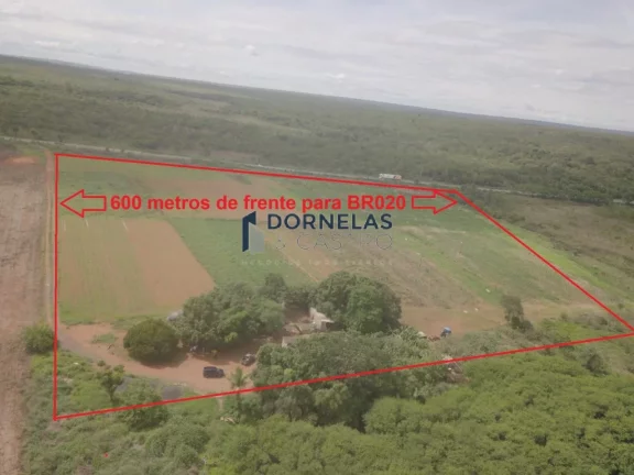 Foto do imóvel ÁREA RURAL AS MARGENS DA BR-020 18,9 HECTARES O CÓRREGO PASSA DENTRO ESTUDA TROCA
