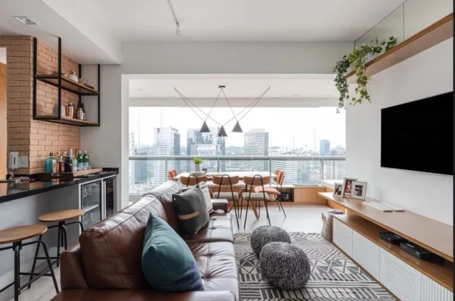 Foto do imóvel APARTAMENTO 76m² - 1 DORMITÓRIO- 1 VAGA - CHACARA SANTO ANTONIO