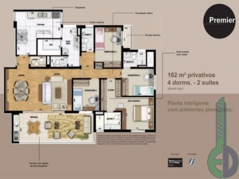 Imagem Apartamento 4 quartos São Caetano Su, Alto padrão em São Caetano do Sul, apartamento em São Caetano, apartamento no espaço Cerâmica São Caetano do Sul