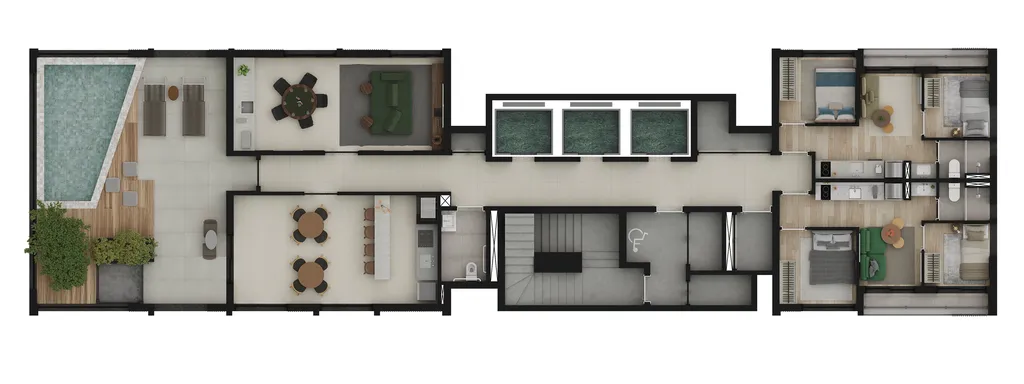 Imagem Imperdível: Apartamento à venda em Curitiba-PR, no Rebouças, 1 quarto, 1 banheiro, 22,80 m² de área!