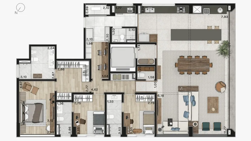 Imagem Cobertura duplex em Pinheiros São Paulo SP, apartamento 3 dormitórios em Pinheiros São Paulo SP, apartamento 3 suítes em Pinheiros Sp, ap 3 quartos SP