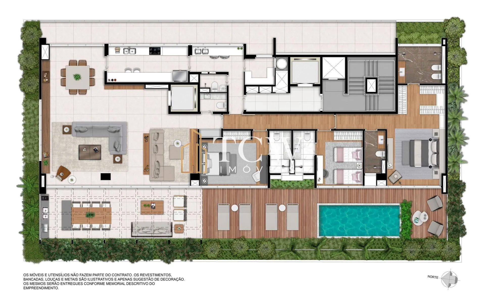 Imagem Apartamento 3 suítes