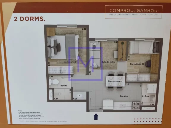Imagem Apartamento em São Miguel Único Jacu Pêssego 1 e 2 dormitórios