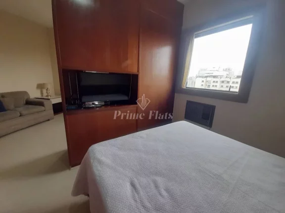 Imagem Flat disponível para venda no Hotel Bienal Suítes, com 28m², 1 dormitório e 1 vaga de garagem!