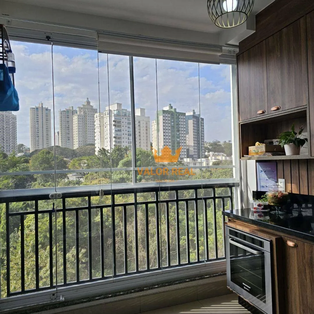Imagem Apartamento 83 m2, 3 Dormitórios, 2 vagas, Forest Jundiaí, vista panorâmica para o bosque. Quitado.