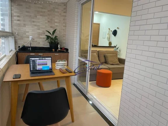 Imagem Apartamento com 1 dormitório à venda, 52 m² por R$ 355.000,00 - Guilhermina - Praia Grande/SP