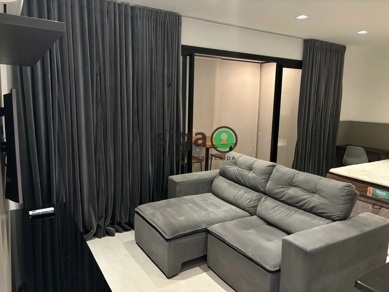 Imagem Apartamento de 38 metros 1 dormitório 1 vaga para locação no Campo Belo