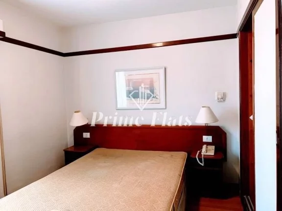 Imagem Flat disponível para locação no Ninety Hotel, com 33m², 1 dormitório e 1 vaga de garagem