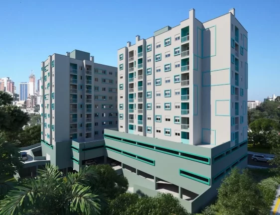Apartamento em condomínio de lazer completo de 2 quartos e 2 vagas em Novo Hamburgo
