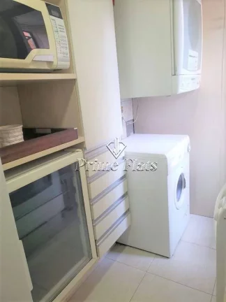 Imagem Flat disponível para venda no International Duplex Residence em Moema, com 70m², 2 dormitórios e 1 vaga