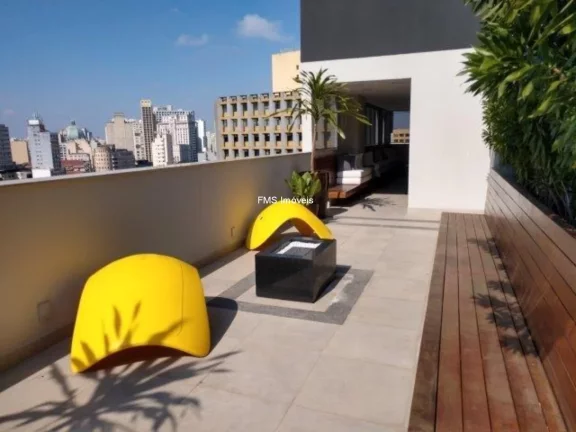 Imagem Apartamento à venda no Centro de São Paulo-SP: 1 quarto, 1 sala, 1 banheiro, 1 vaga de garagem, 46m² de área.