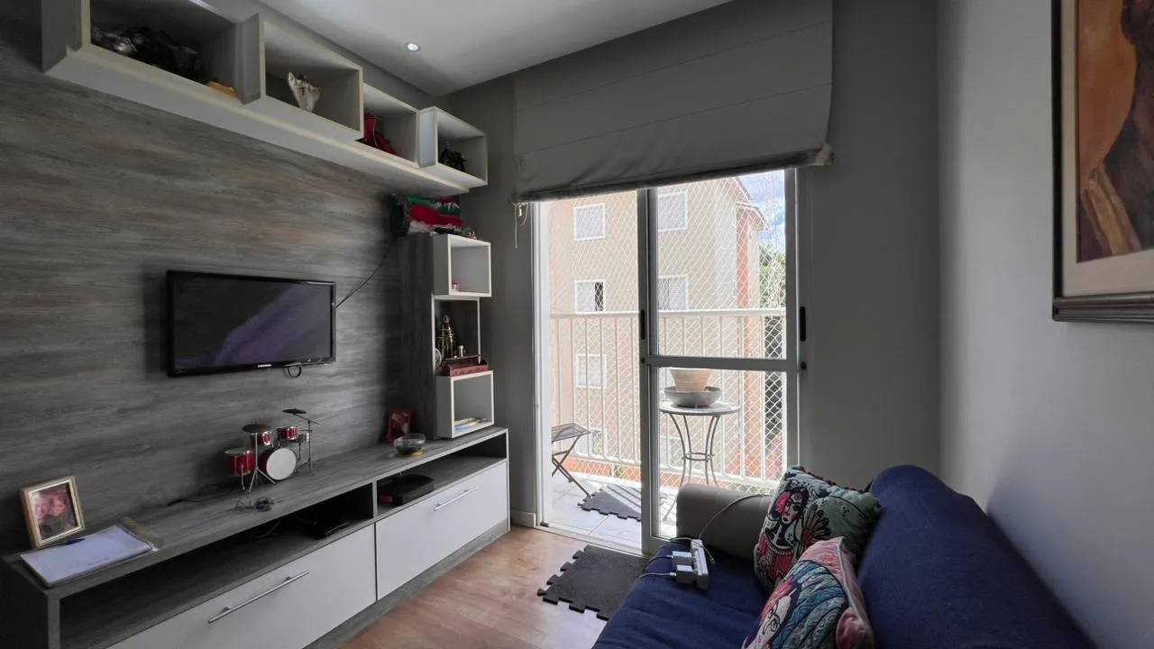 Imagem Apartamento 2 dormitórios com planejados, sacada e lazer completo no condomínio Terras de Vera Cruz, Zona Oeste de Sorocaba