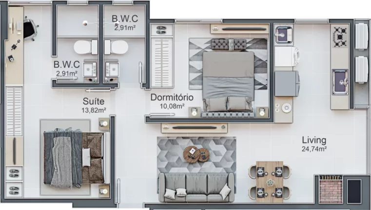 Imagem Celebration Residence - Apartamento à venda no bairro Morretes - Itapema/SC