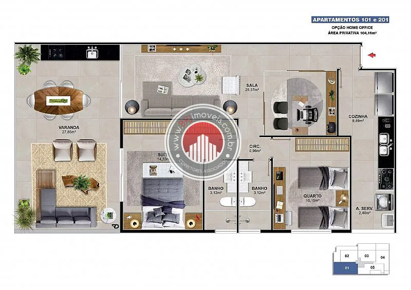 Imagem Apartamento a Venda no bairro Barra da Tijuca - Rio de Janeiro, RJ