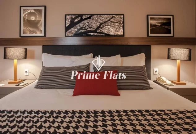 Imagem Flat disponível para venda Wyndham São Paulo Berrini, com 29m², 1 dormitório e 1 vaga de garagem