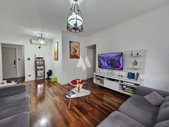 Imagem Apartamento 104m² com 2 dormitórios e garagem fechada à venda no Boqueirão - Santos/SP