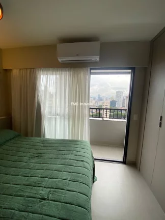 Imagem Apartamento à venda ou locação em Pinheiros, São Paulo-SP: 1 quarto, 1 sala, 1 banheiro, 25m²