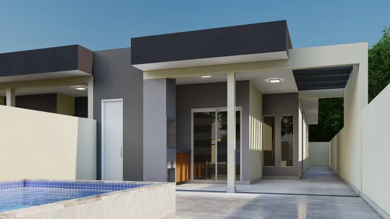 Imagem Casa com 3 Quartos à Venda, 79 m² em Jd. Palmeiras - Itanhaém