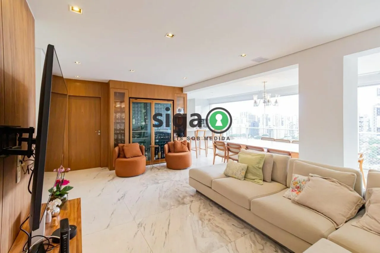 Imagem Apartamento alto padrão reformado no Brooklin 3 suítes automação e lazer completo