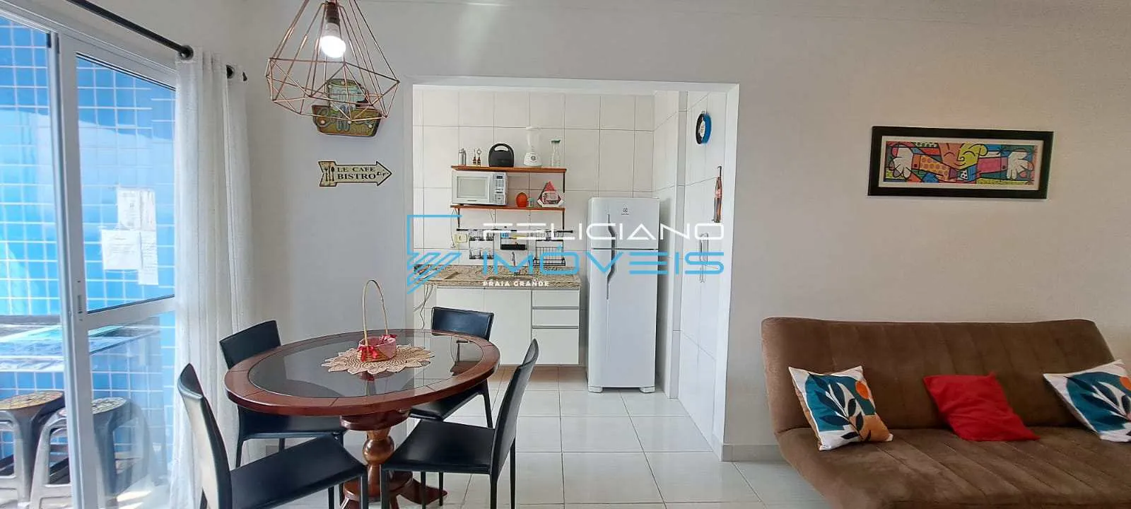 Imagem Apartamento com 1 quarto, Balneário Maracanã, Praia Grande - R$ 340 mil, Cod: 3458