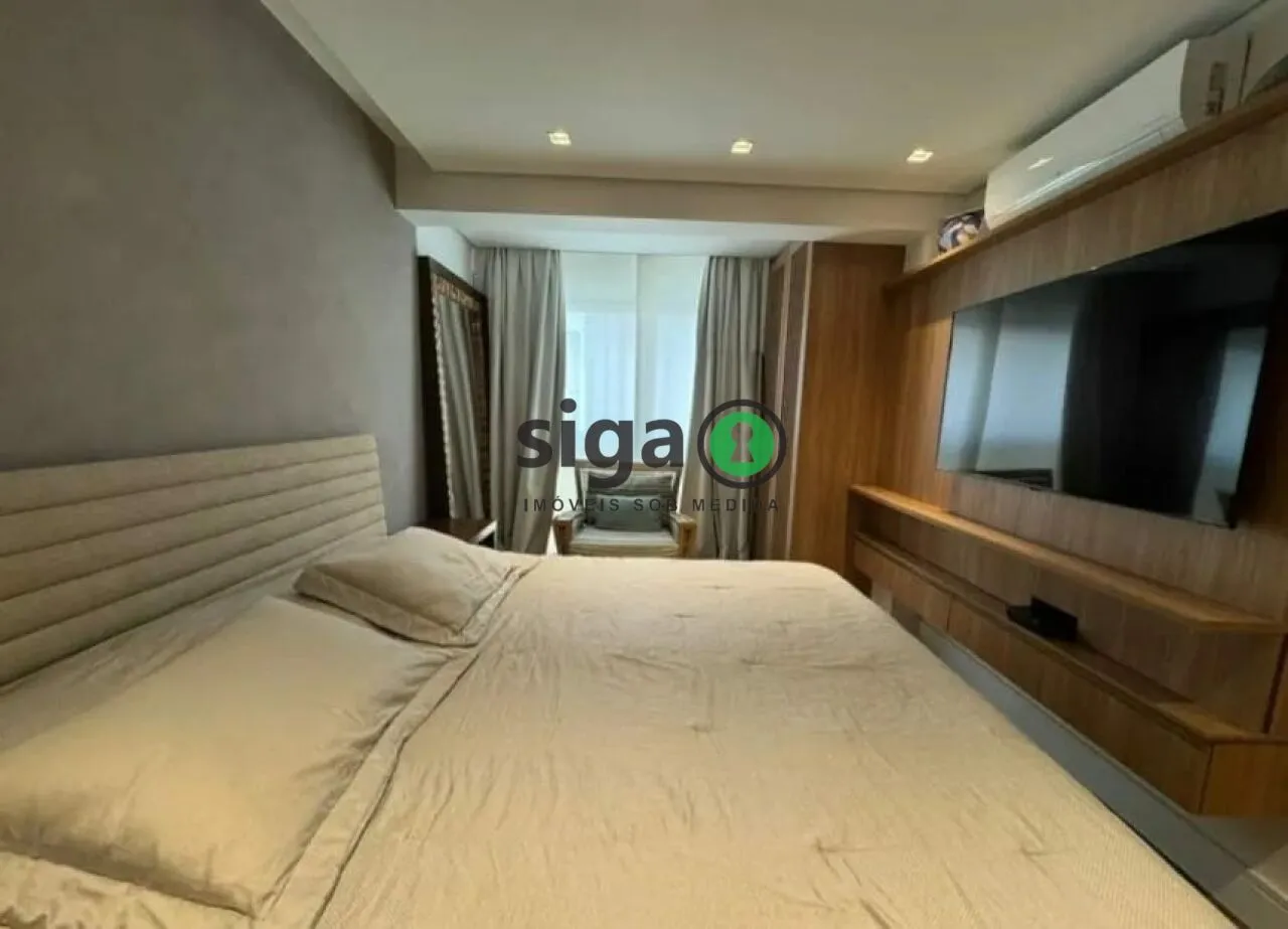 Imagem Apartamento à venda no Brooklin - 157 m² | 3 suítes | Varanda gourmet | Alto padrão