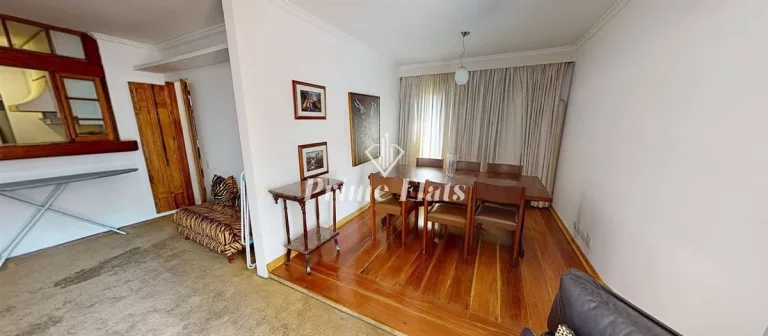 Imagem Flat disponível para locação no Saint Charles Residence Service, com 90m², 1 dormitórios e 1 vaga de garagem