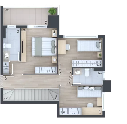 Imagem Terrasse Magique - Breve Lançamento - Apartamento à venda no bairro Portão - Curitiba/PR