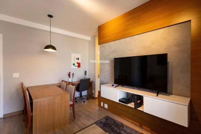 Imagem Apartamento à venda e locaçõa na Consolação, São Paulo-SP: 1 quarto, 1 sala, 1 banheiro, 1 vaga de garagem, 49m² de área.
