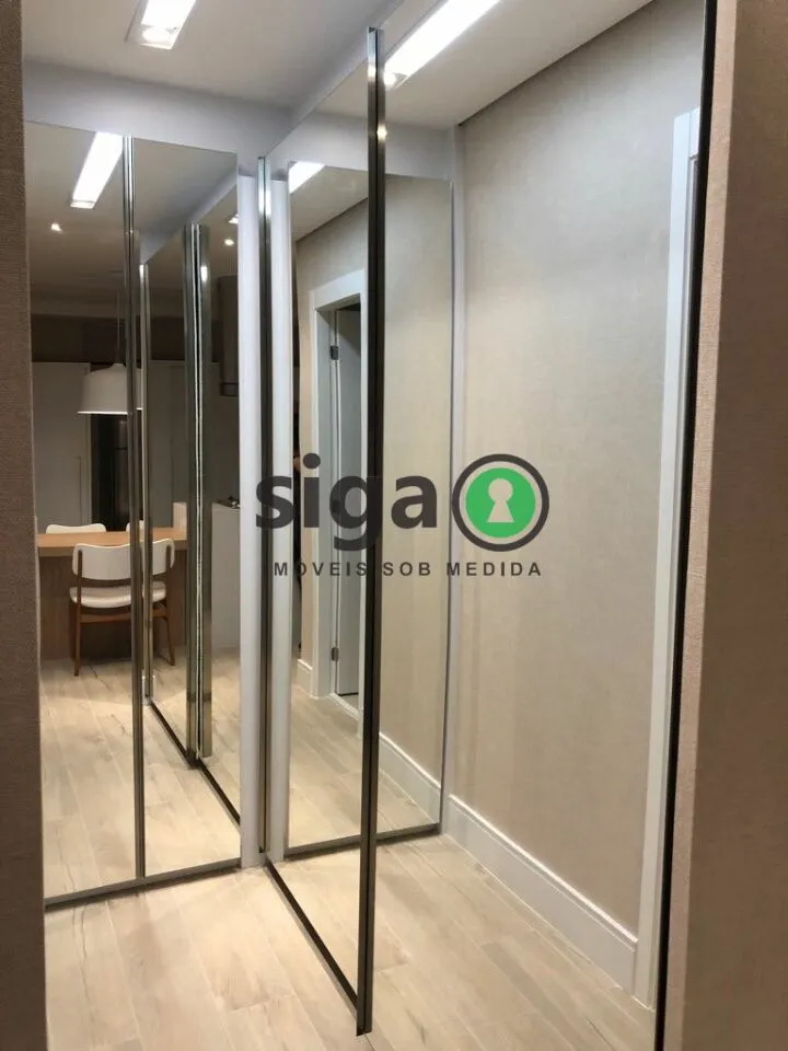 Imagem Apartamento com 49m² à venda, MOBILIADO, 1 quarto, 1 banheiro e 1 vaga, Chácara Santo Antonio