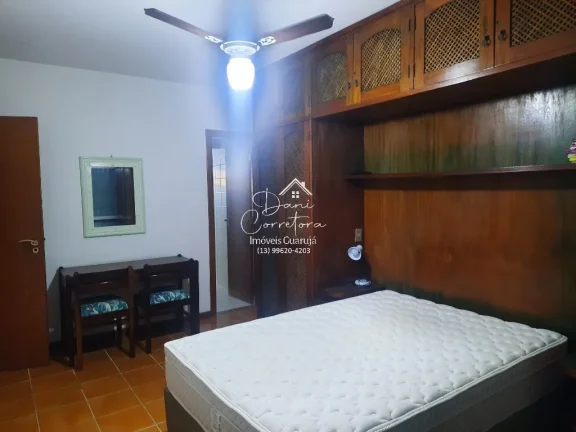 Imagem Apartamento com vista para o mar e lazer, 3 quartos com suíte e 2 vagas na Pitangueiras, Guarujá-SP - 165m² de área.