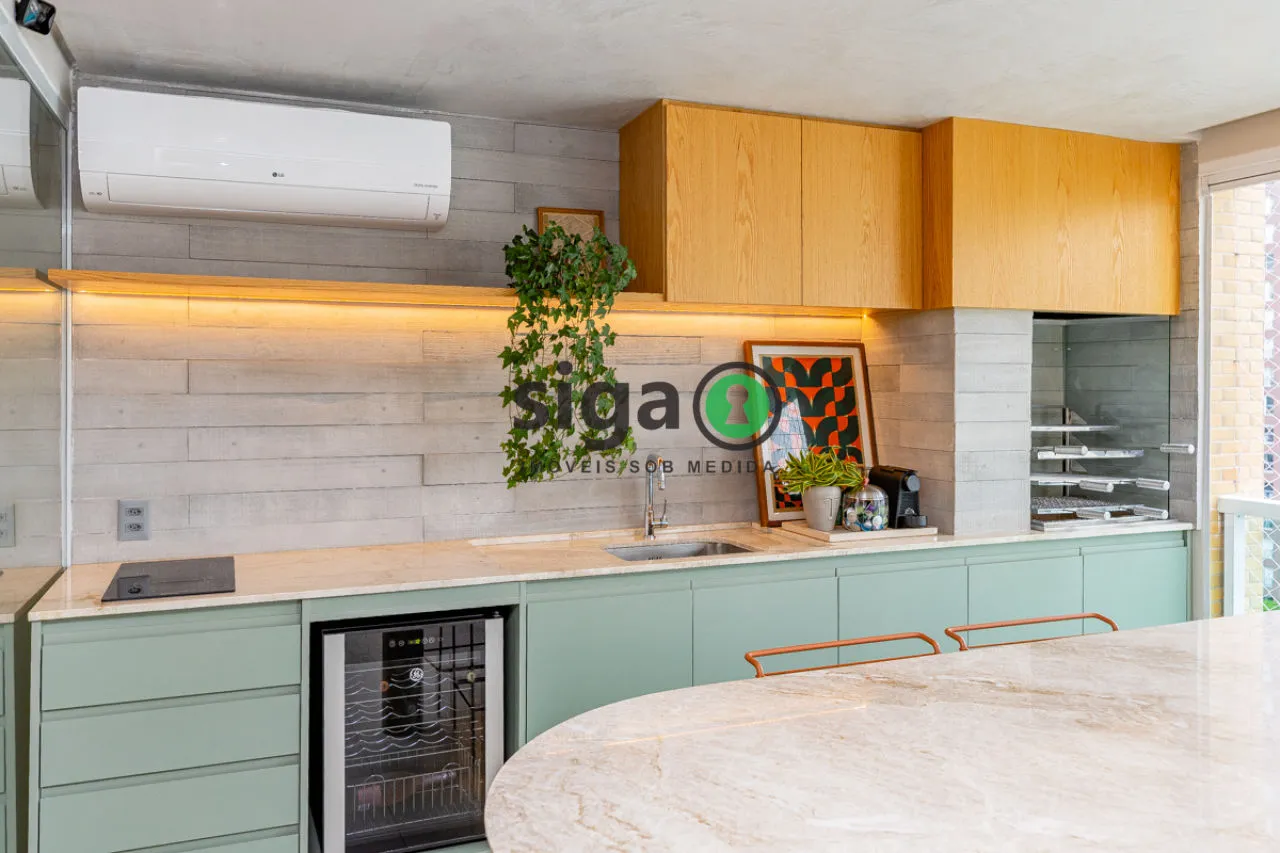 Imagem Apartamento alto padrão no Campo Belo, 161m², 3 suítes, condomínio clube