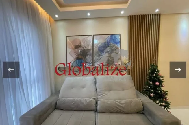 Imagem Apartamento térreo a venda 2 quartos, área de lazer em Santos por R$ 380.000,00
