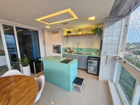 Imagem Apartamento de alto padrão com três suítes varanda gourmet vista mar a venda em Patamares
