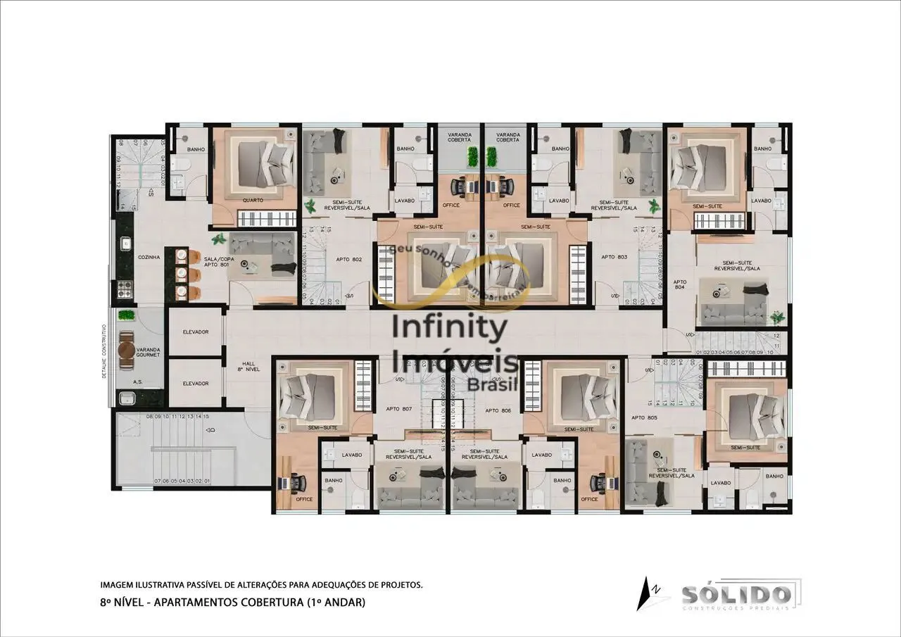 Imagem CEd. Concept One - Apartamento à venda no bairro Lourdes - Belo Horizonte/MG