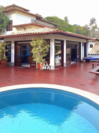 Foto do imóvel Residência de luxo em condomínio: 6 suítes, piscina, churrasqueira, 4 vagas em Geribá, Armação dos Búzios-RJ!