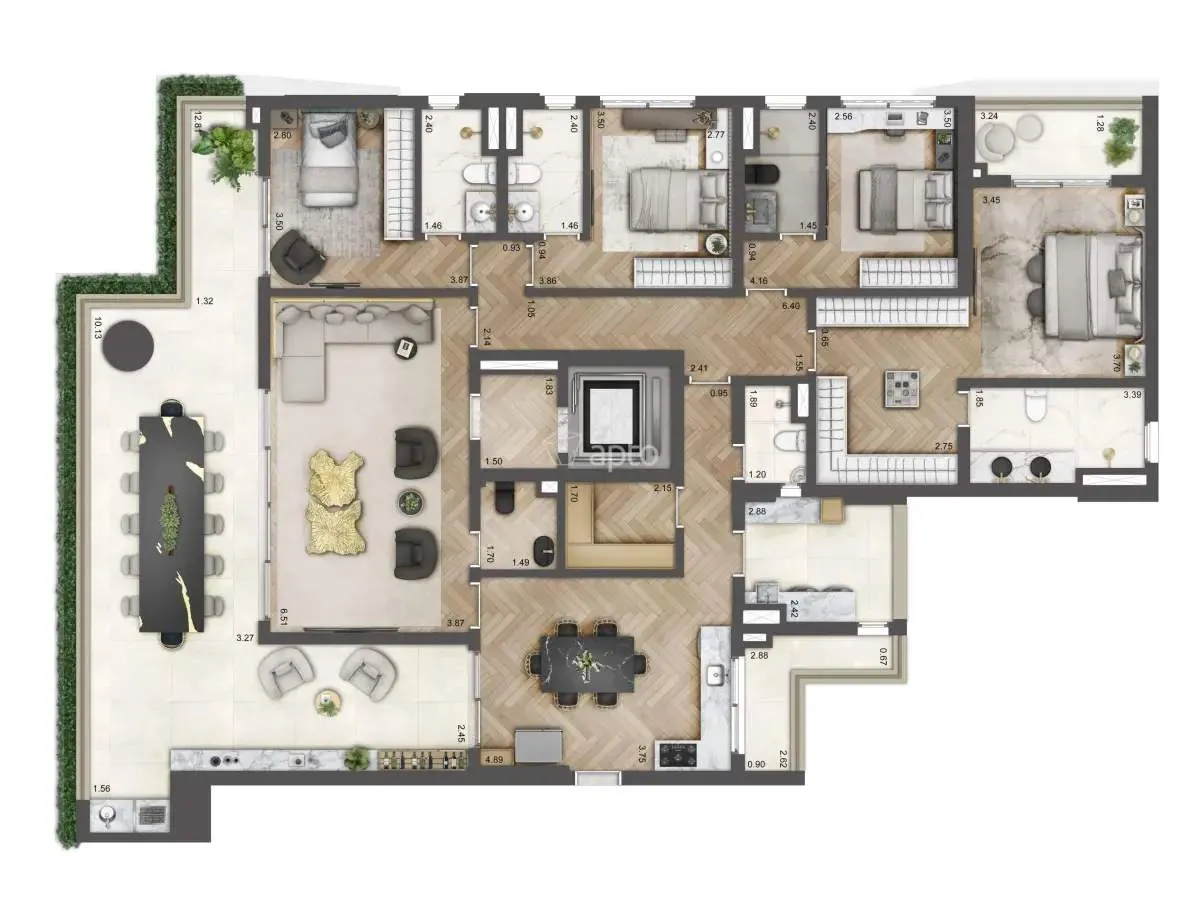 Imagem Cobertura Duplex para Venda em São Paulo, Jardim Vila Mariana, 4 dormitórios, 4 suítes, 6 banheiros, 4 vagas